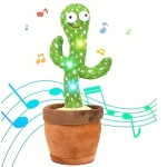 1pc-Dancing Talking Cactus Toys For Baby Boys And Girls, Singing Mimicking Recording Repeating What You Say Sunny Cactus Up Plus