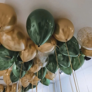 11-18Pcs Bunch Balloon Ink Green Jungle Theme Latex Balloon Wedding Birthday Party Decoration Festival Celebration Supplies
