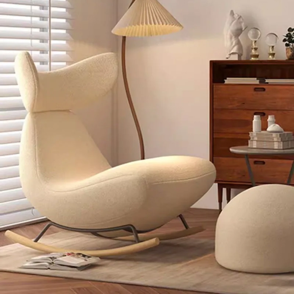 Fluffy White Living Room Chair Elastic Modern Nordic Lounge Living Room Chair Lazy Rocking Meubles De Salon Home Furniture Fluffy White Living Room Chair Elastic Modern Nordic Lounge Living Room Chair Lazy Rocking Meubles De Salon Home Furniture